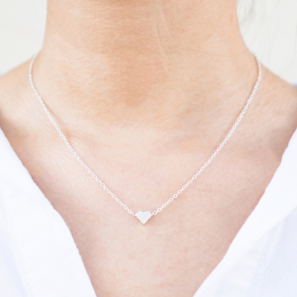 Mini Heart Necklace - Picture 2 of 4